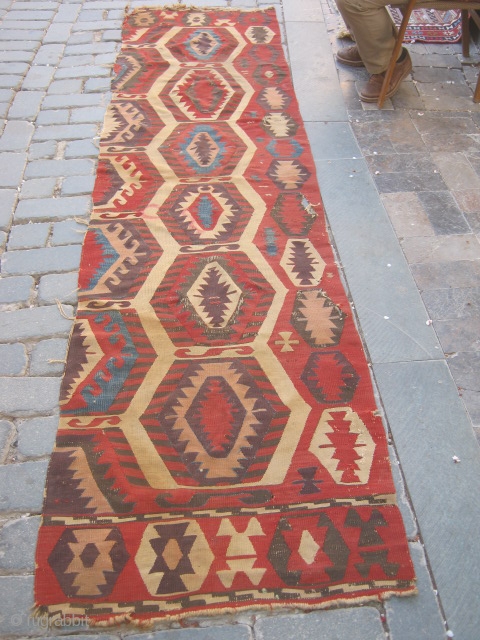 Anatolian Kilim fragment.                              