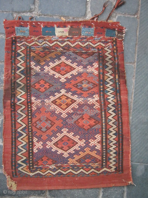 Side of Persian saddle bag.                            