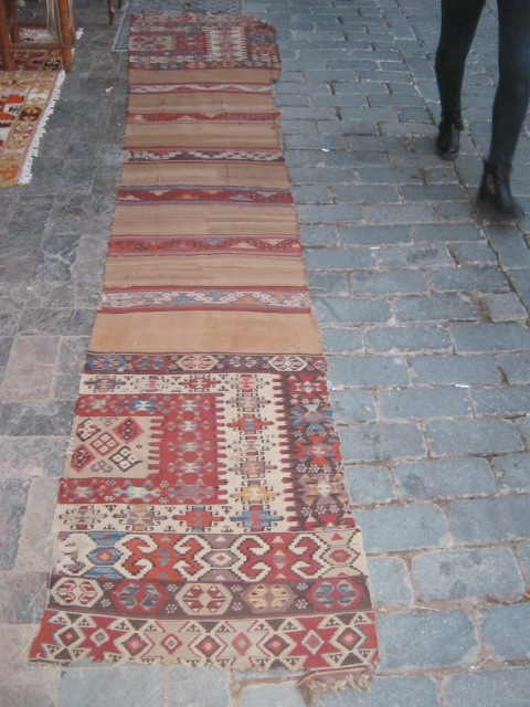 West Anatolian Kilim half                             