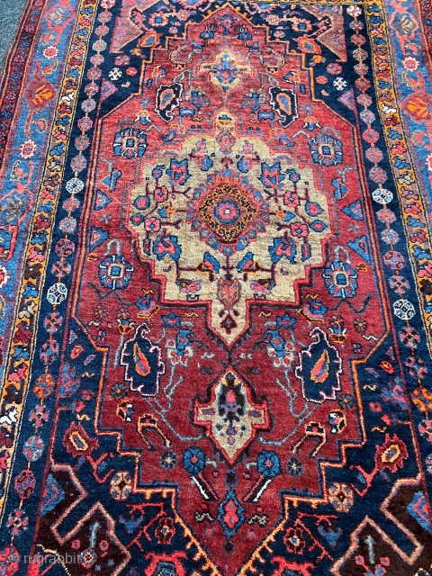 A beautiful antique Persian Bidjar rug. This rug was woven on a wool foundation, the size is 210x130cm / 6’9ft by 4‘3ft http://www.najib.de          