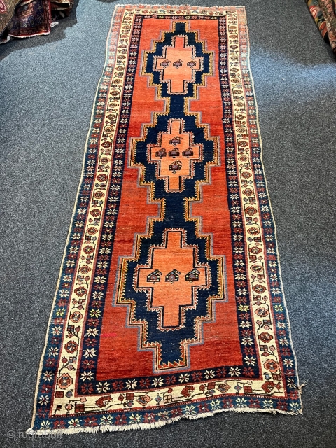 Antique Meshkin runner from Northwest Persia, lovely primitive design. Age: 19th century. Woven on wool foundation. Size circa 295x105cm / 9‘7ft by 3‘4ft http://www.najib.de         