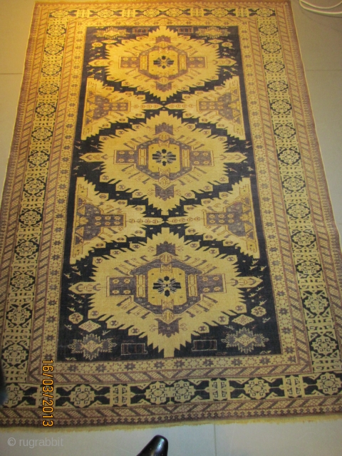 ref :S1754 /Kuba Zejwa, Caucasian antique rug, end of 19th century, perfect condition
size 2.00 X 1.40 6'7 x 4'7
              