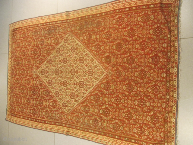 ai) Persian super fine Senneh kilim,19th century perfect condition
size: 200 X 125  /  6' X 4'               