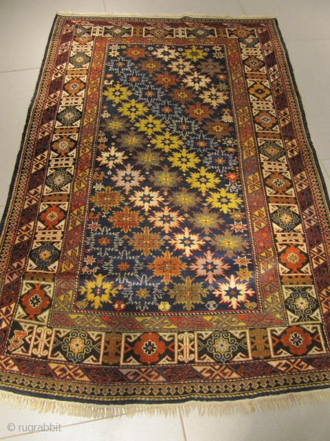 ref: S146 / Kuba Zeijwa Caucasian antique rug, 19th century, perfect condition
size: 200 X 130  /  6' X 4'            