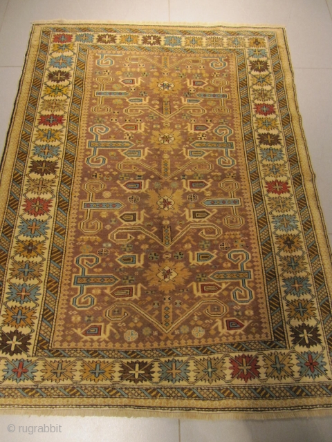 ref: S330 / Kuba Perepedil Caucasian antique rug, 19th century, perfect condition
size: 165 X 120  /  5' X 3'
            