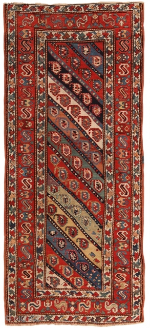 Antique Caucasian Kazak , Circa 1910's. This rug is part of our June 18th auction.This auction includes antique rugs, vintage rugs, oriental rugs and tapestry collection from all major weaving countries. The  ...