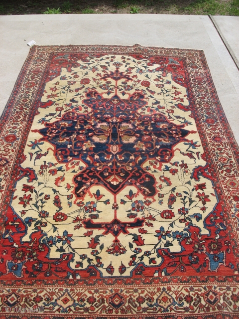 Old Feraghan Sarouk  approx size:4 x 6  PRICE REDUCED!                      