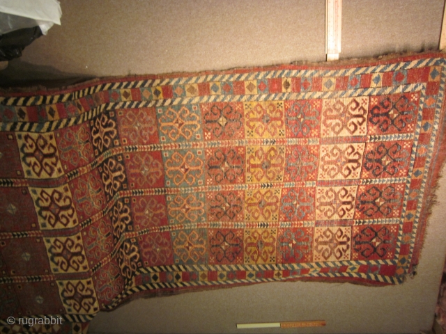 Tadjik rug, 19th C., 4'2"  by 8'11" If interested, please ask for more shots                  