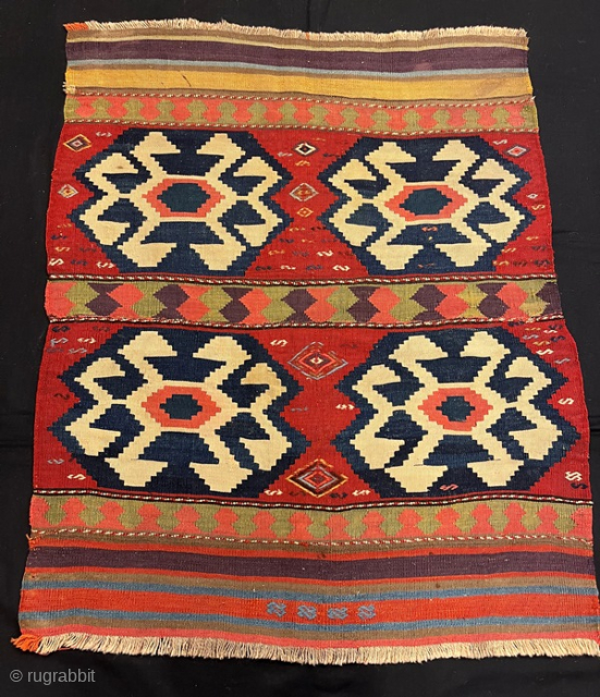 Antique Shasavan mafrash kilim panel 120x102 cm                          