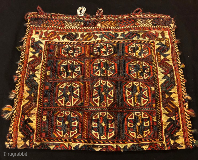 Antique Persian Qashqai Sumak Bag. Excellent condition,

70x62 cm                         