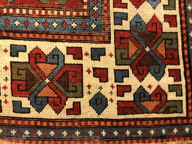 Early kazak rug 245x153 cm                            