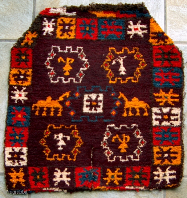 Uzbek/Kirghiz? Djol asp, Yak wool, 55x54cm, http://www.orientgalerie.ch/
                          