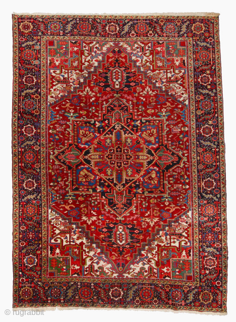 Late of the 19th Century Heriz Rug

Size : 236 x 332 cm
please send me directly mail metinrug77@gmail.com                