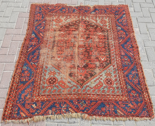 19.th century Kula Rug size 140x160                           