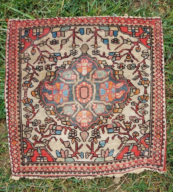 19th. Century Persian Sarouk bag sıze: 40 x 40                        