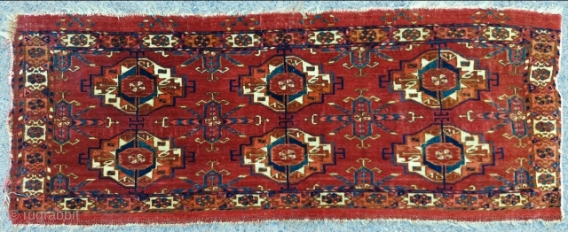 19th.Century Turkmen Tekke Torba size:46 x 118 cm                         
