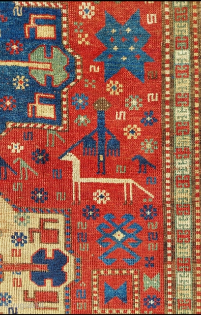 Mid.19th.Century Kazak Rug size: 160 x 230 cm                         