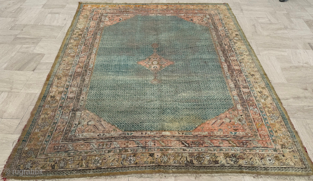 19th.Century Ushak Rug size 280 x 363 cm                         