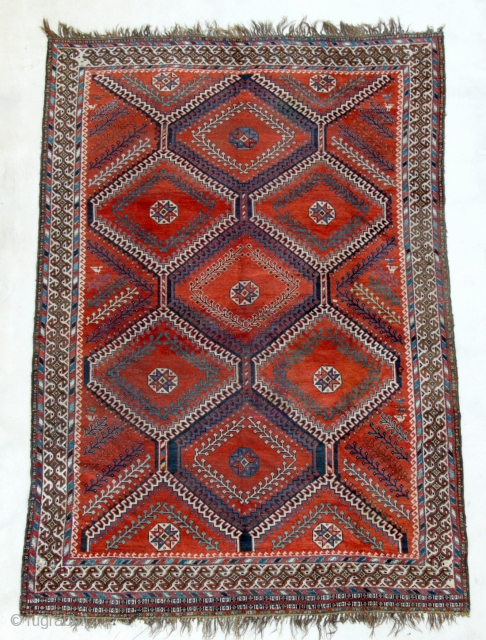 Antique Lauri? rug 1900, size is 314 x 220 cm                       