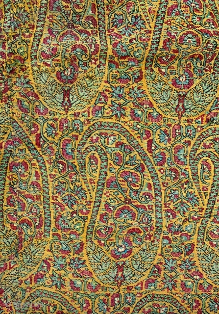 persian shawl fragment..                              