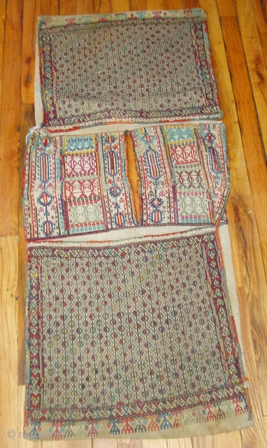 Malatya saddlebag
Dimensions: 	1ft 1in x 4ft 5in
Age: 	late 19th c.
Condition 	good                      