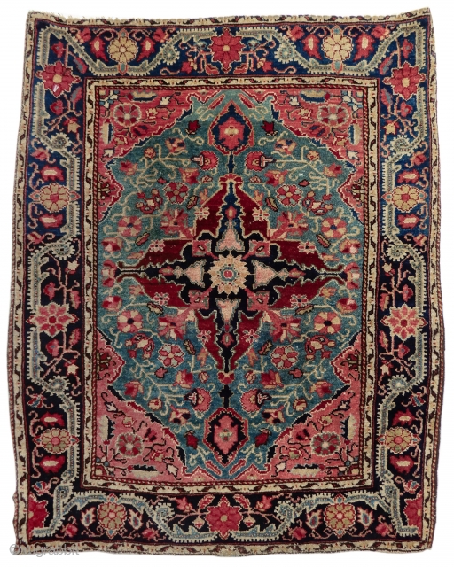 Josan Sarouk poshti, circa 1900.

size = 1'10"x2'4"                          