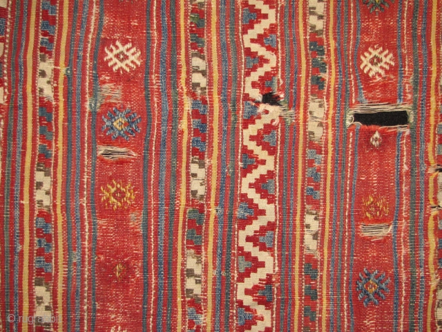 

Anatolian kilim fragment. West/Central(Dazkiri?). 1st half 19th century 135x225cms                        