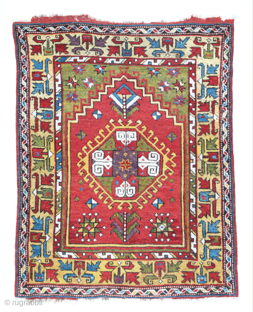 Early 19th C. Konya Rug.Museum Quality.
Feel free to ask any question in your mind.                   