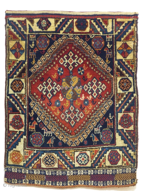 gashgai bagface , around 19 century size 74x74 cm                        