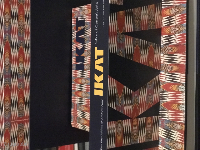 Ikat - book a brilliant review of Ikat weaving of Indonesian culture. 

In new condition both book and slip case in tip top shape.         