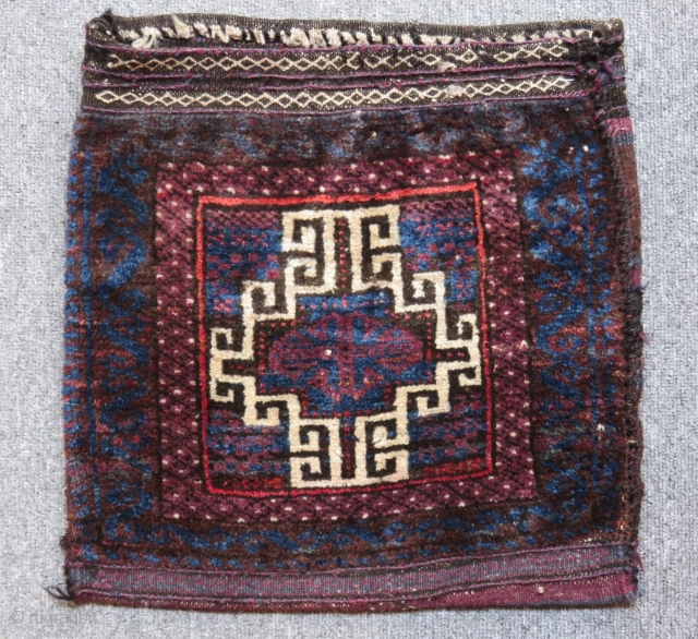 Antique Baluch Rug Bagface Size.38x30cm                            