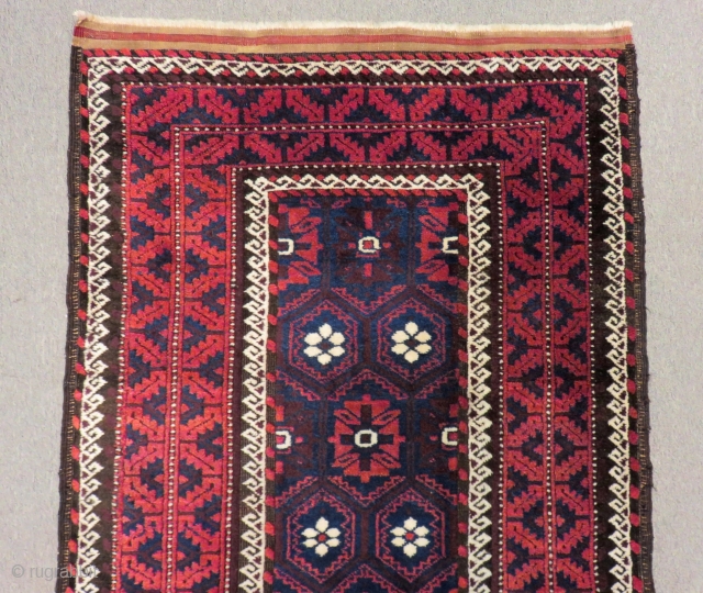 Antique Baluch Rug Size.183x92 Cm                            