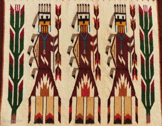 Small Navaho Kilim Size 56X50 Cm                           