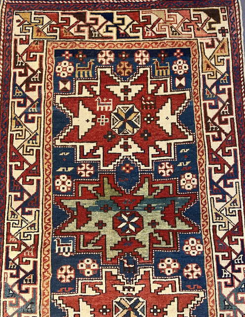 Antique Shirvan Lezgi Rug Size 160x110 Cm
                          