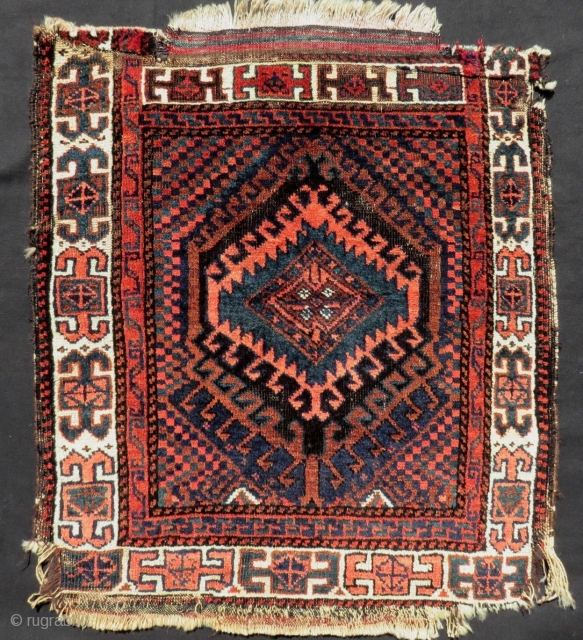 Antique Baluch Bagface Size.65x62 Cm                            