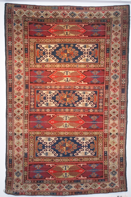 Shirvan rug with a soumac design, early 20th c
4.3 X 6.4                      