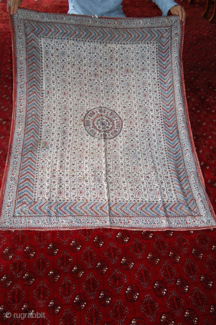 Beautiful old kalamkar piece, in great condition with its orginal back up.                     