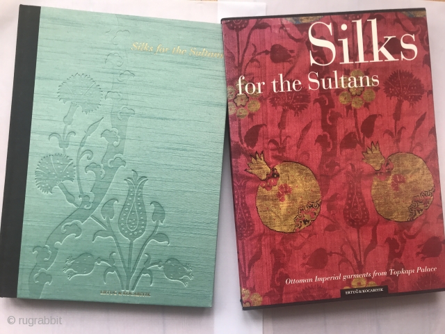 Book: Silks for the Sultans: Ottoman Imperial Garments from the Topkapi Palace
Hardcover with Hard book slip
by Ahmet Ertug and Patricia Baker and Hulya Tezcan and Jennifer Wearden

Fine Condition; It's been opened once.

Hardcover:  ...