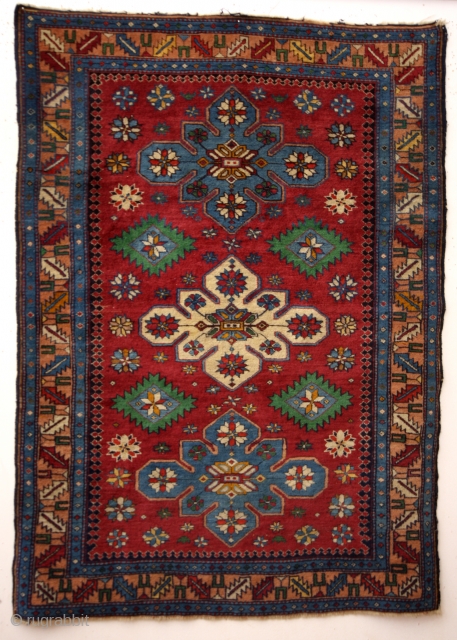 Kazak, Armenia, Lampa district. 
155 x 107 Cms. 
fine condition.                       