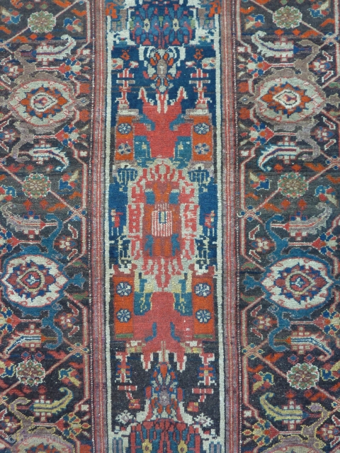 Antique dated ( 1911 ) Malayer runner, NR
End of year sale on eBay http://www.ebay.com/sch/tekke415/m.html?item=112229410992&ssPageName=STRK%3AMESELX%3AIT&rt=nc&_trksid=p2047675.l2562  ,18 items without reserve.
              