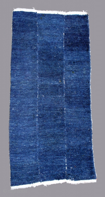 Blue Tsukdruk  (TC11)
31 1/4”  x  61” ~ early 20th c.
3 panel Khaden - 100% wool.
Used but solid condition.

POR            