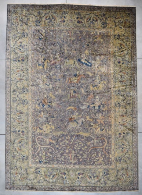 #7949 Antique Amritsar Carpet 14’4” X 20’3”
Age: 1st half 20th century
This rug is outrageous. I wish it photographed better. We have multiple pics on our website. If you can use a rug  ...