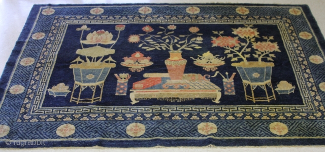 Early 20th Century Chinese Carpet
Overall- 63" x 93"                         