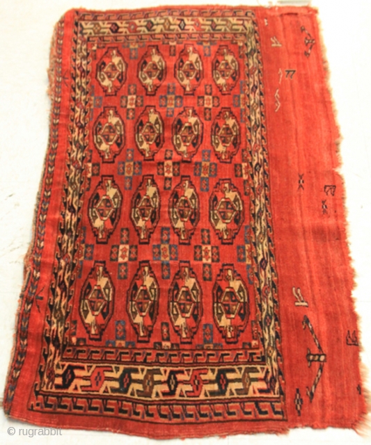 TORBA TEKKE TRIBAL CARPET:

Overall- 2'2" x 4'3"                          