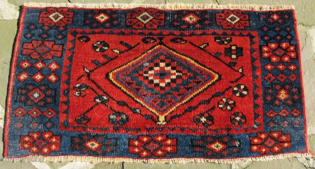 N. Persian pile mafrash with wonderful colors in excellent condition, 19th. century,
36'' X 18''(92 X 46 cms)                