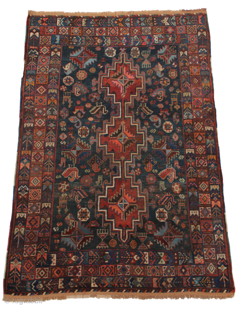 Khamseh Rug,South West Iran, Circa:1920. Size: 175cm by 115cm. Please send me directly mail. mian4bro@gmail.com                  