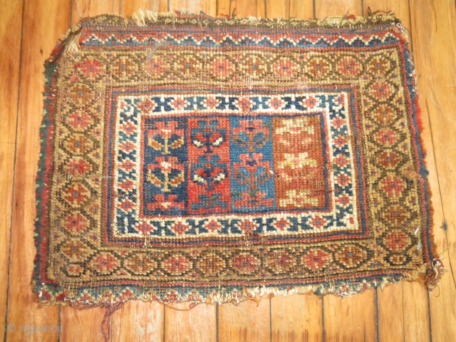 Antique Bagface Size 1'2''x1'4''.  In rough condition sides and ends only.                     