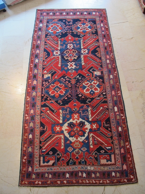 Caucasian , Armenian Adler wonderful colors and excellent condition all orginal Circa 1900                    