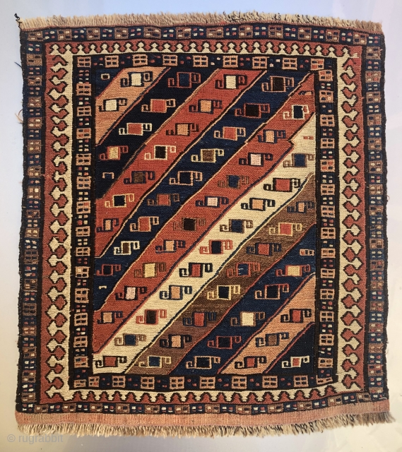 Antique Shahsaven bag face very nice colors and nice conditions all original AVAILABLE if need any more information please contact DM - E-mail  sahcarpets@gmail.com   
Thank you very much #ottomanneo  ...