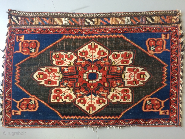 Antique Afshar bagface
56x86cm 
Circa 1900                            